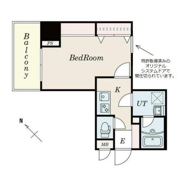 ロワール湘南藤沢 811号室 間取り