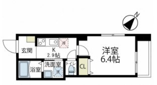 クレール辻堂 202号室 間取り