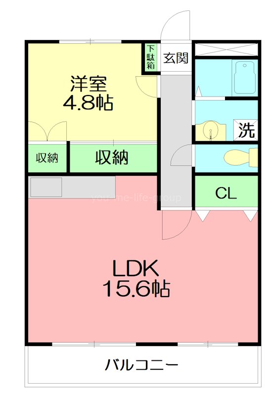 ブルースカイ平塚 間取り