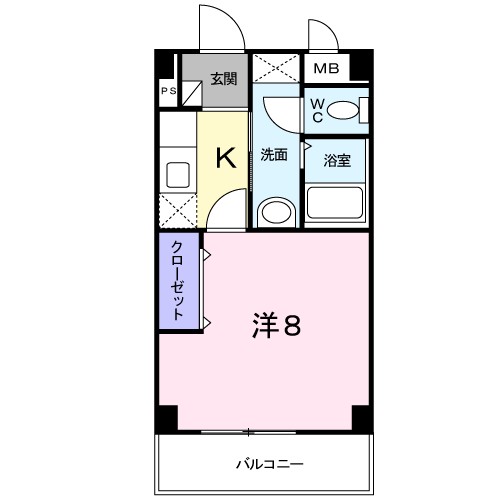 シュティル湘南 203号室 間取り