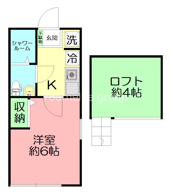 カーサアストレア東戸塚 102号室 間取り
