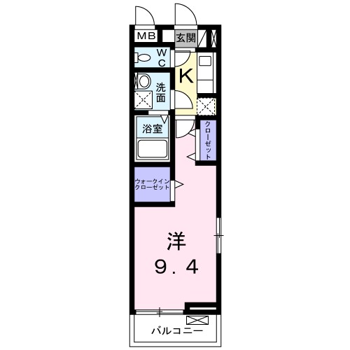 プレミール上町屋 301号室 間取り