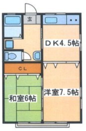 メゾンベル 101号室 間取り