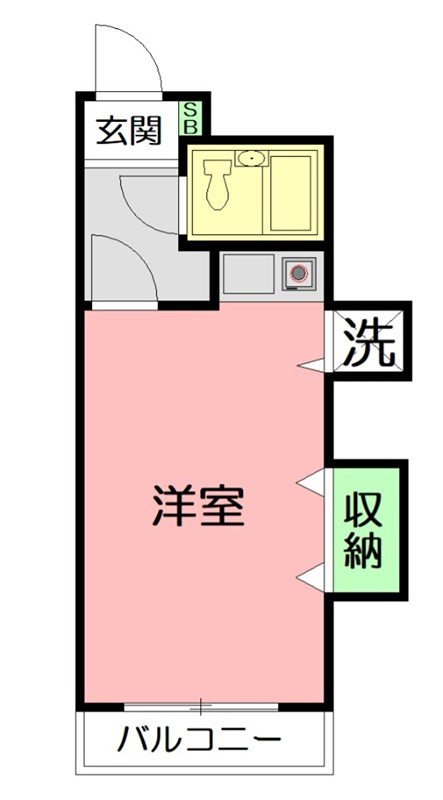 オオゼキハイム５ 301号室 間取り