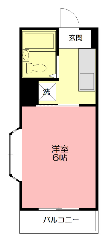 クリエイト湘南 202号室 間取り