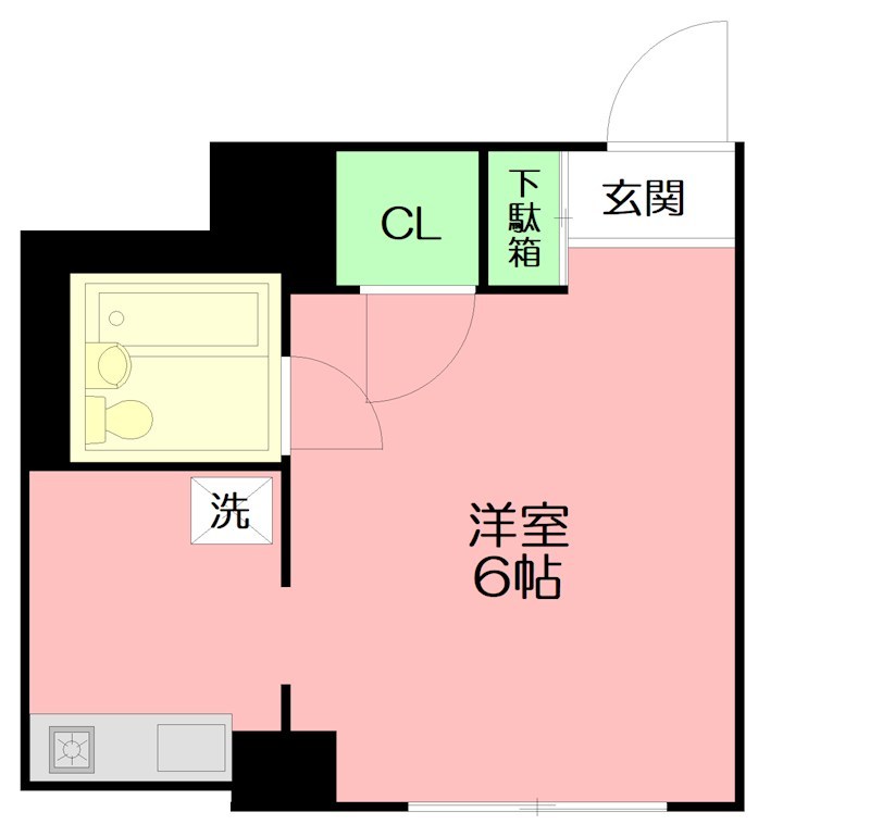 ラフィントール湘南 106号室 間取り