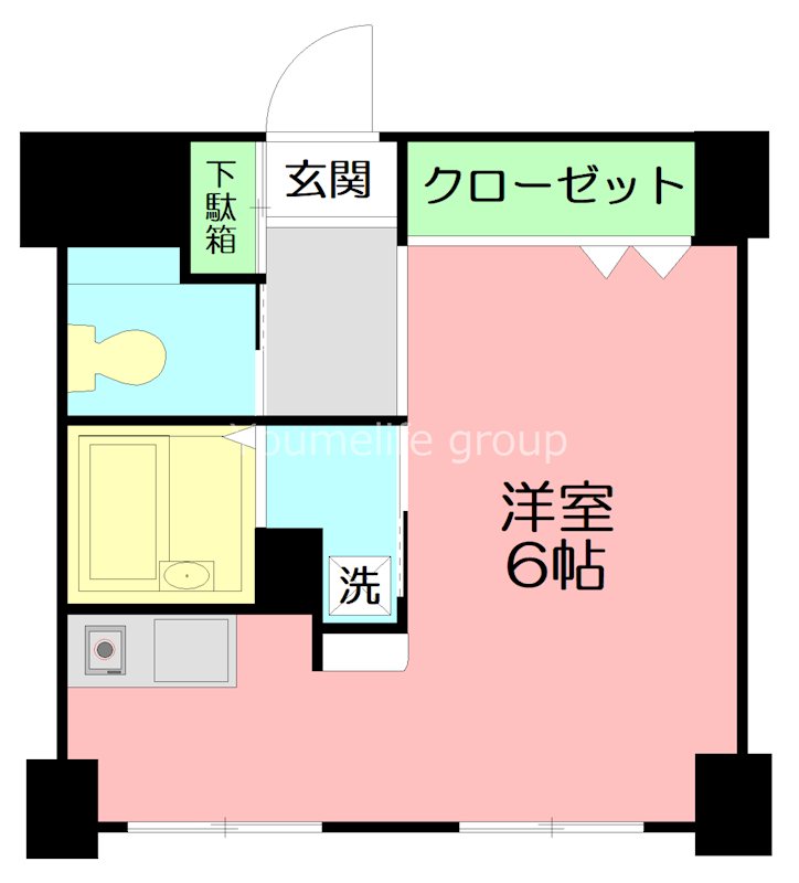 ラフィントール湘南 108号室 間取り
