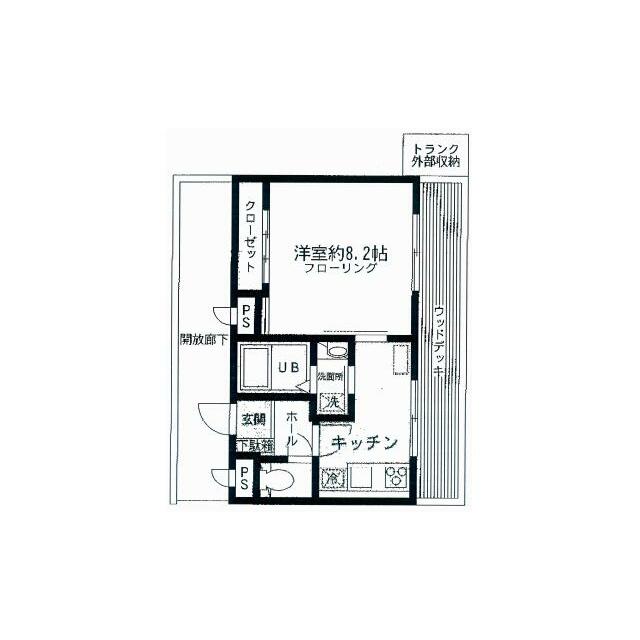 植松ビル 102号室 間取り