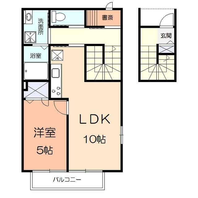 アール湘南 201号室 間取り