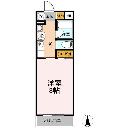 レガート湘南台 308号室 間取り