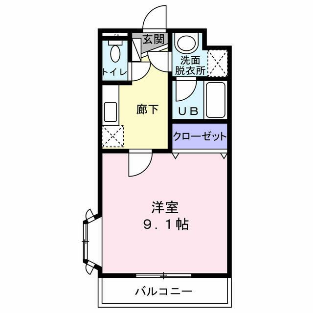 ＹＳＡマンション 201号室 間取り