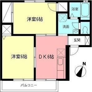 エスポアール湘南Ⅱ 203号室 間取り