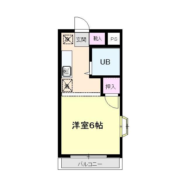グランシャリオ 301号室 間取り