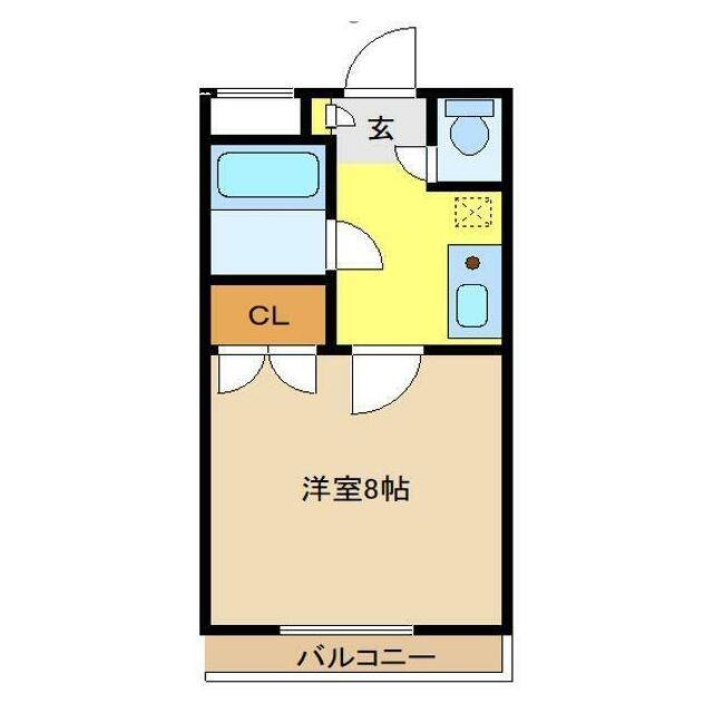 アンソレイユ湘南台 202号室 間取り
