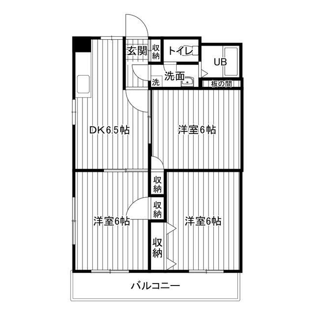 ファミール相模が丘 201号室 間取り