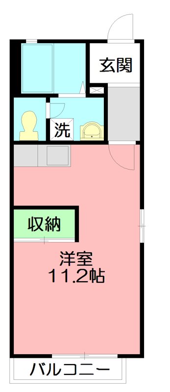 リブェールハイツＢ 101号室 間取り