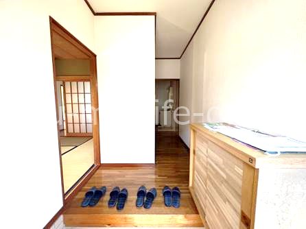 南足柄市岩原平屋 玄関