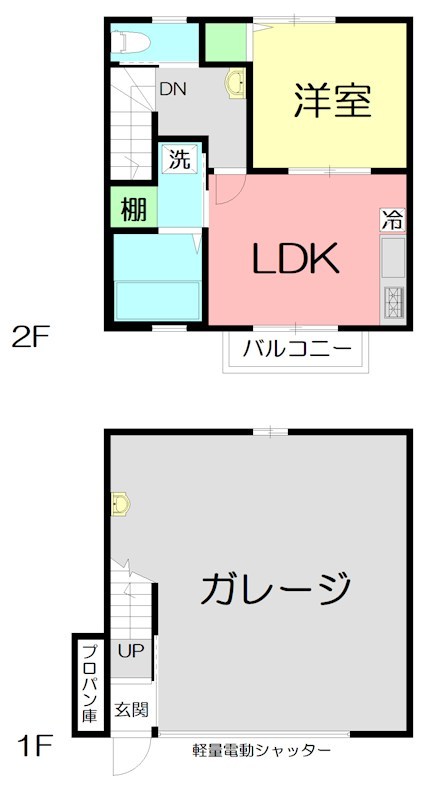 表丹沢ＳａｋｕｒａＢａｓｅ F号室 間取り