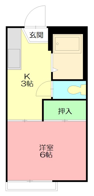 ラボンテ湘南 103号室 間取り
