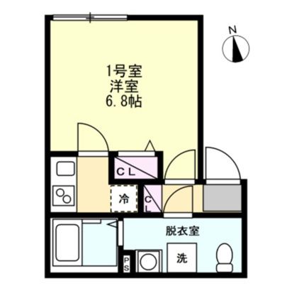 リベルノーヴァ藤沢 101号室 間取り