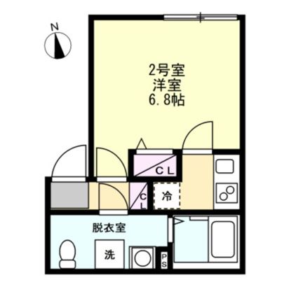 リベルノーヴァ藤沢 202号室 間取り