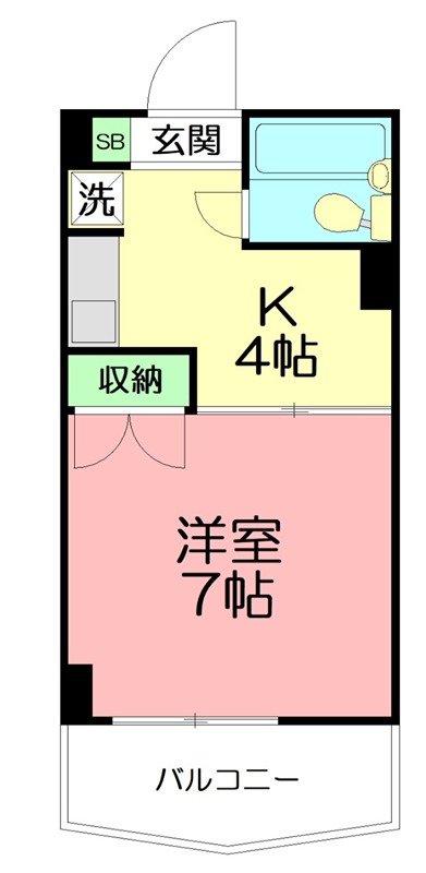 厚木メゾンドパンセ 3F号室 間取り
