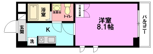 ハイブリッジ湘南Ⅲ 401号室 間取り