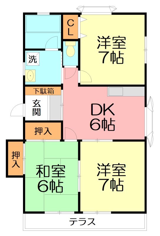 メゾンスズキA 201号室 間取り