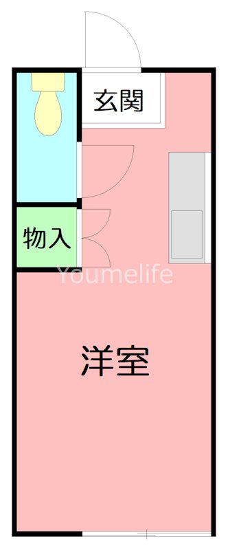 新富士見荘 201号室 間取り