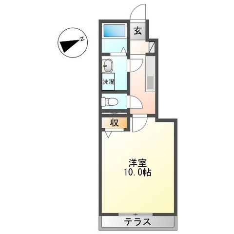 アザレア鎌倉 105号室 間取り