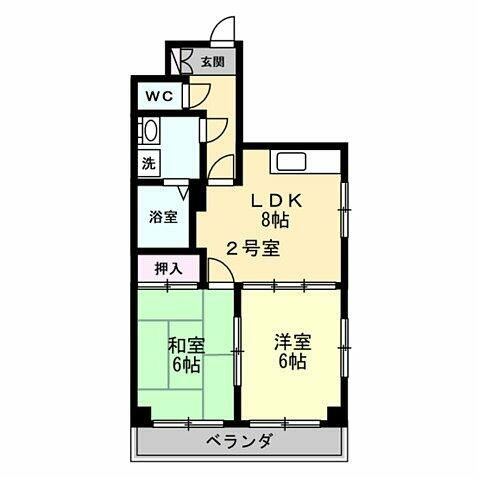 ＡＩＲ・ＤＥ・東戸塚 201号室 間取り