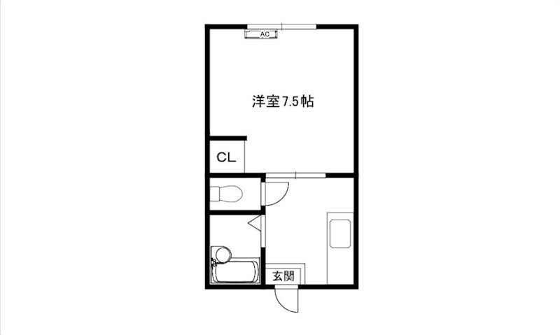 鈴木ハイツⅡ 210号室 間取り