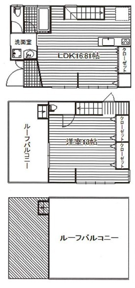 鎌倉高校前　貸家 間取り