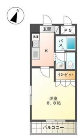 ポスト・マローネ 405号室 間取り