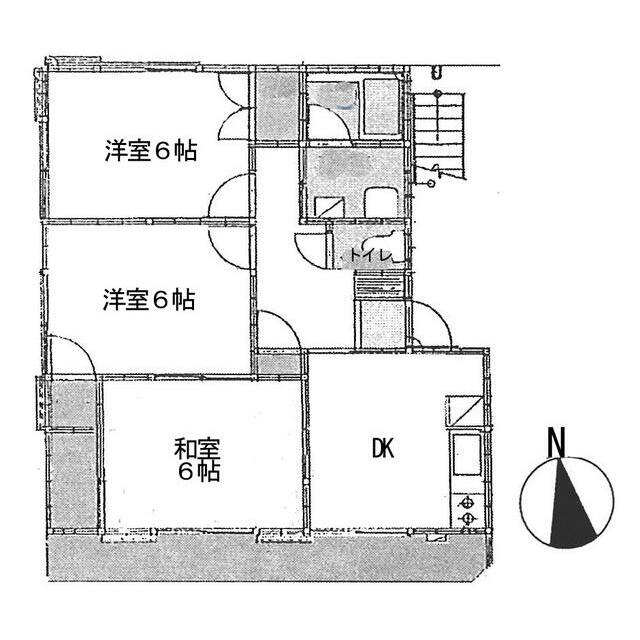 レーベンハイム２１Ｂ棟 201号室 間取り
