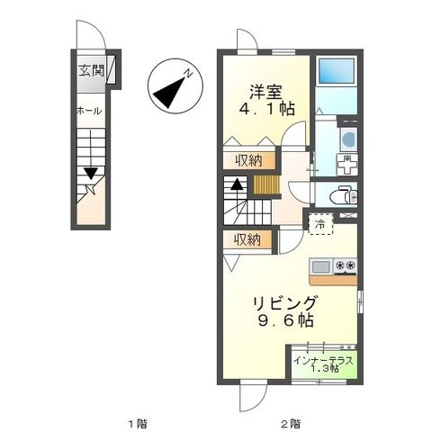 雅（MIYABI） 201号室 間取り