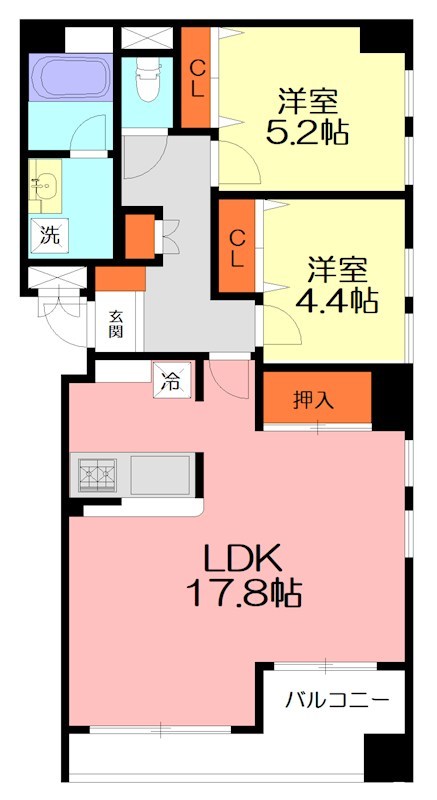 N-flats 横浜中田  303号室 間取り