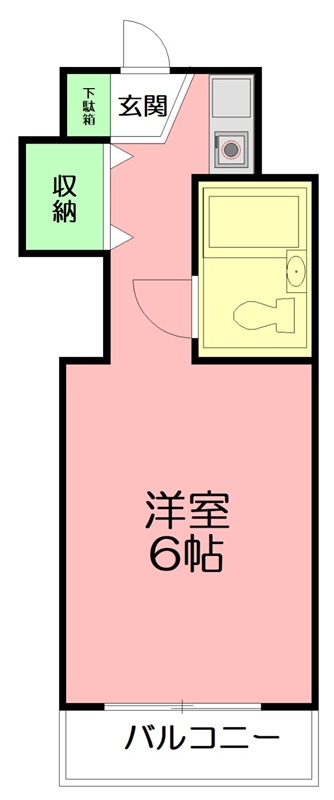 TOP桜ヶ丘第二 3F号室 間取り