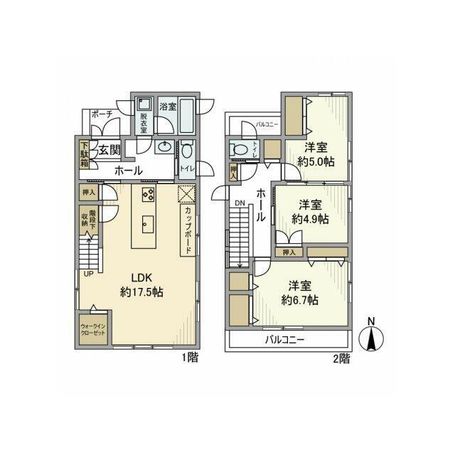 水引戸建 間取り