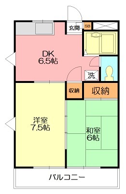 エスポワールクラタ 303号室 間取り