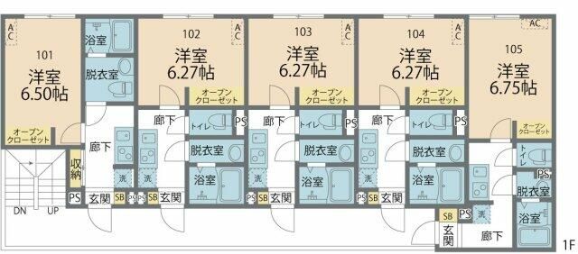 カインドネス厚木旭町North 303号室 間取り