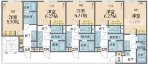 カインドネス厚木旭町Ｎｏｒｔｈ 204号室 間取り
