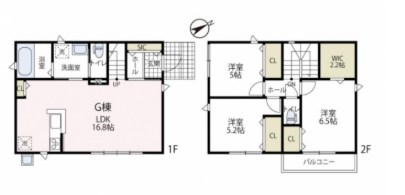 テラシード　G棟 間取り