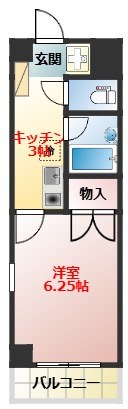 グランコンフォール三田 101号室 間取り