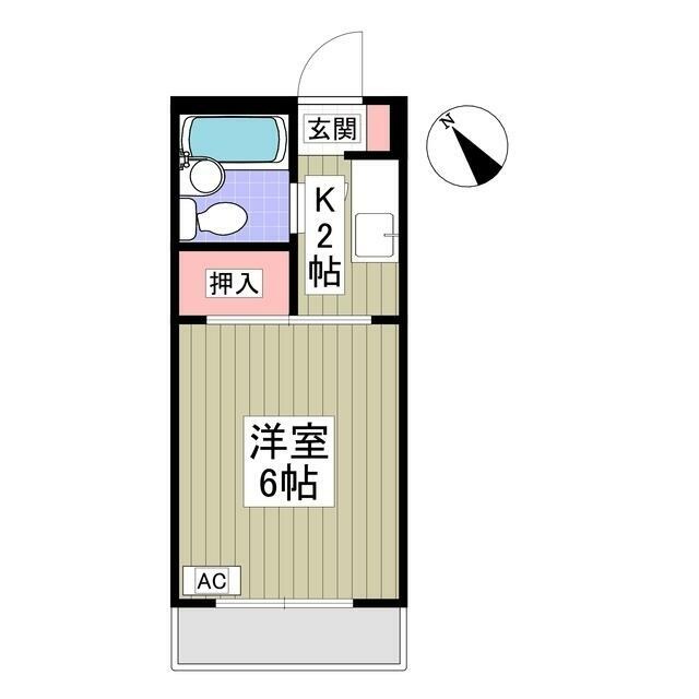 シャトール田口戸塚Ⅰ 303号室 間取り
