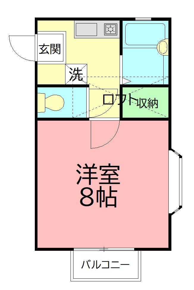 グラシオSK 103号室 間取り