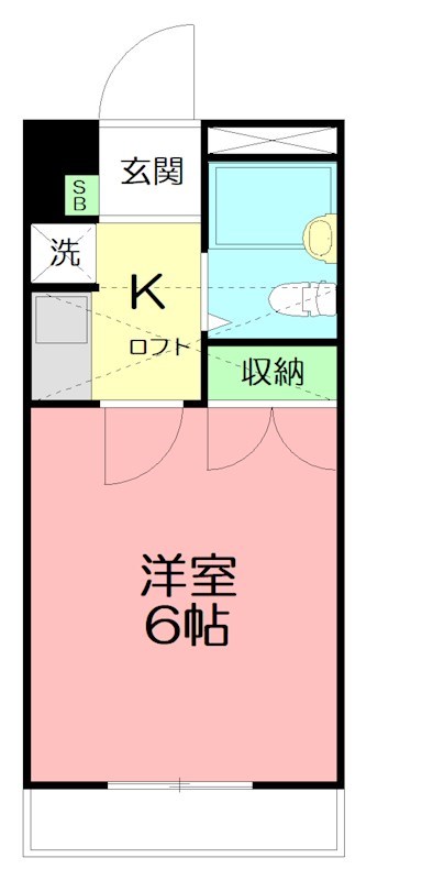ジュネパレス茅ヶ崎第9 202号室 間取り