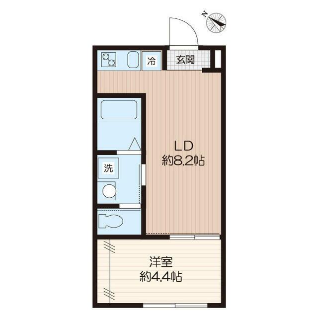 ルガノ 207号室 間取り