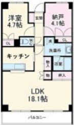 メゾンアイ 402号室 間取り