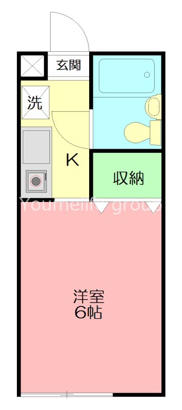 ウッドハイムオオサワ 101号室 間取り